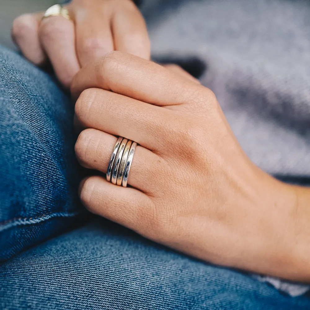 Gold Simple Wedding Band