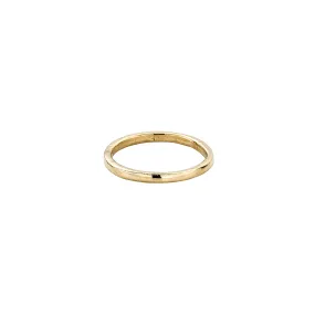 Gold Simple Wedding Band