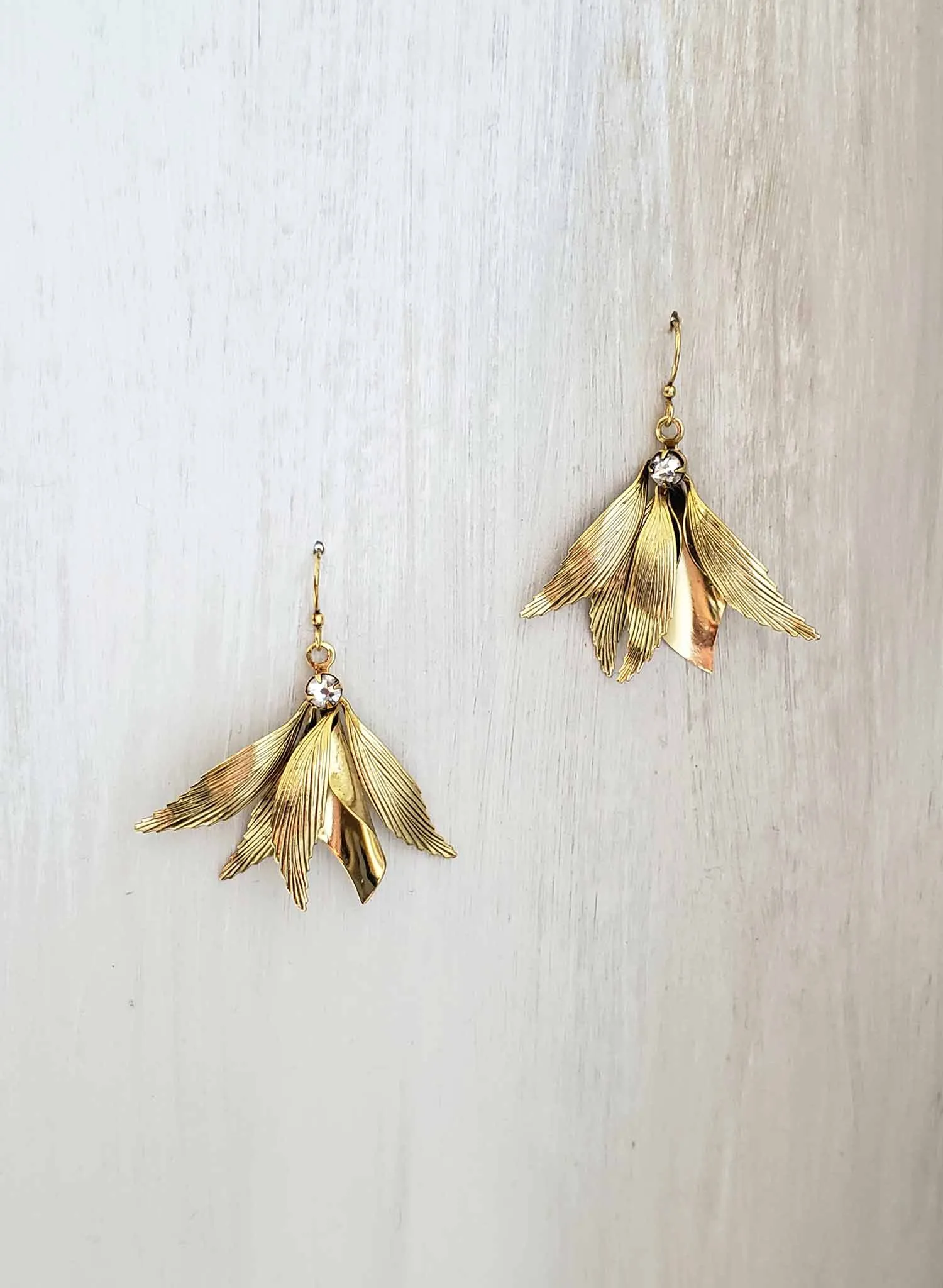 Grecian dainty wing earrings - Style #2073