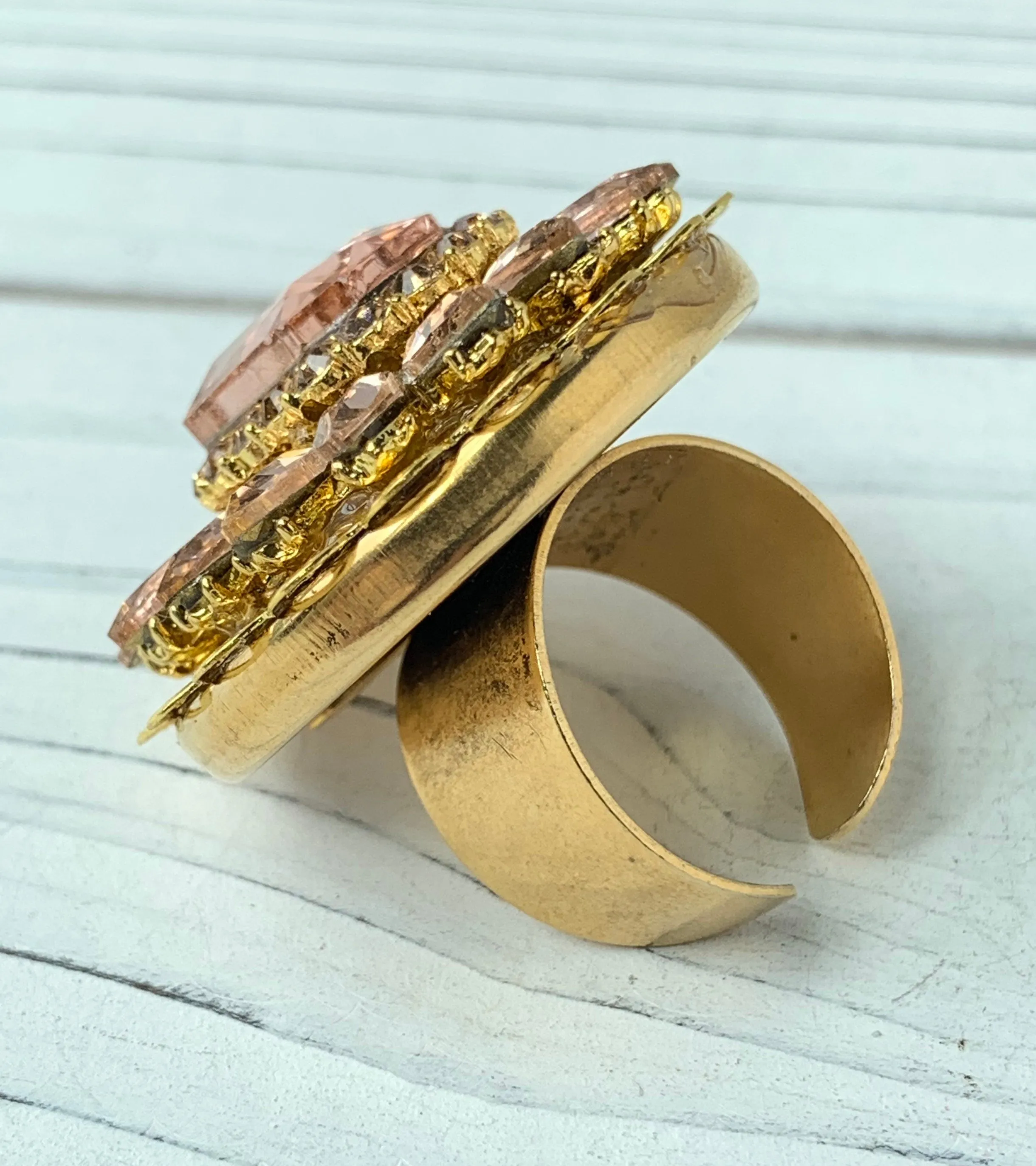 Halley's Comet Cocktail Statement Ring