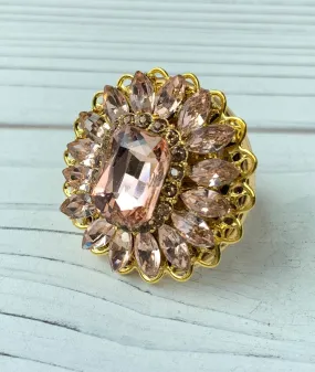 Halley's Comet Cocktail Statement Ring
