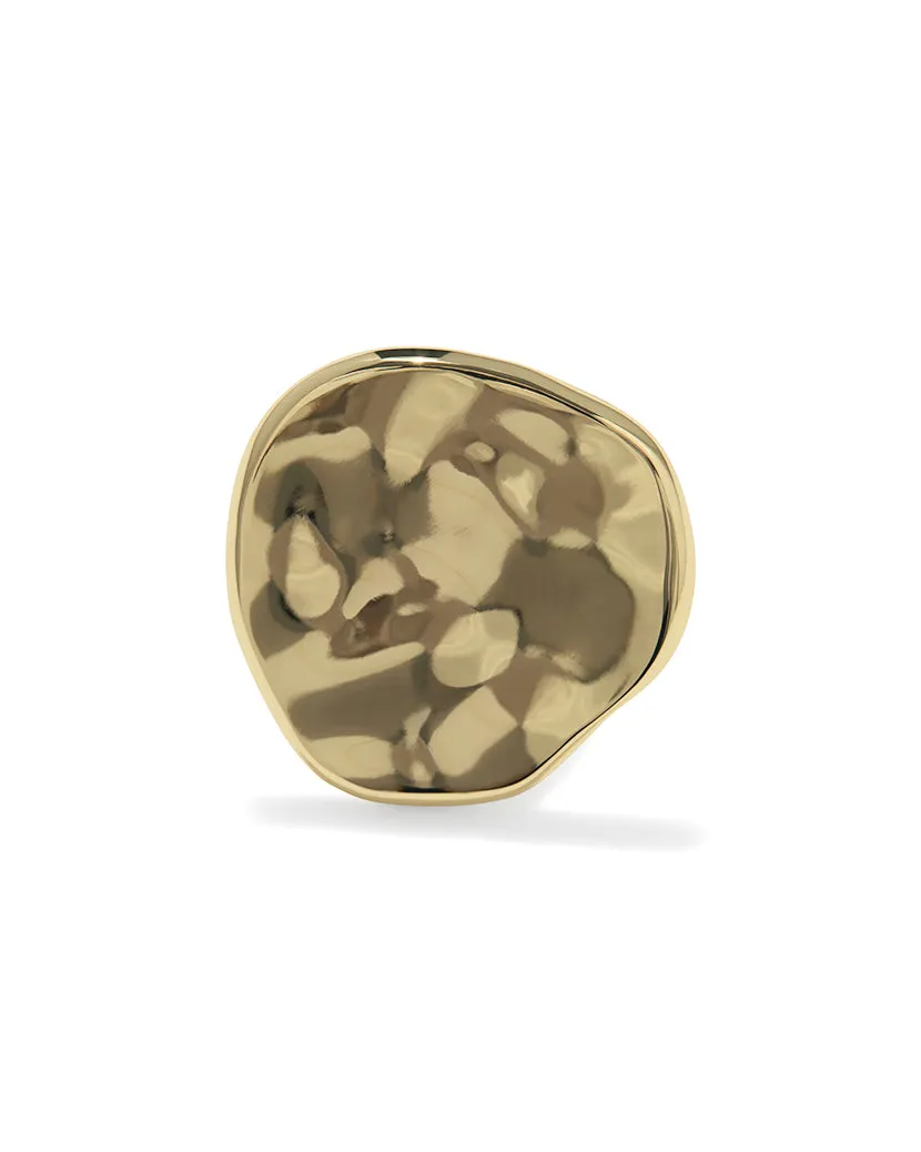 Hammered Plate Ring