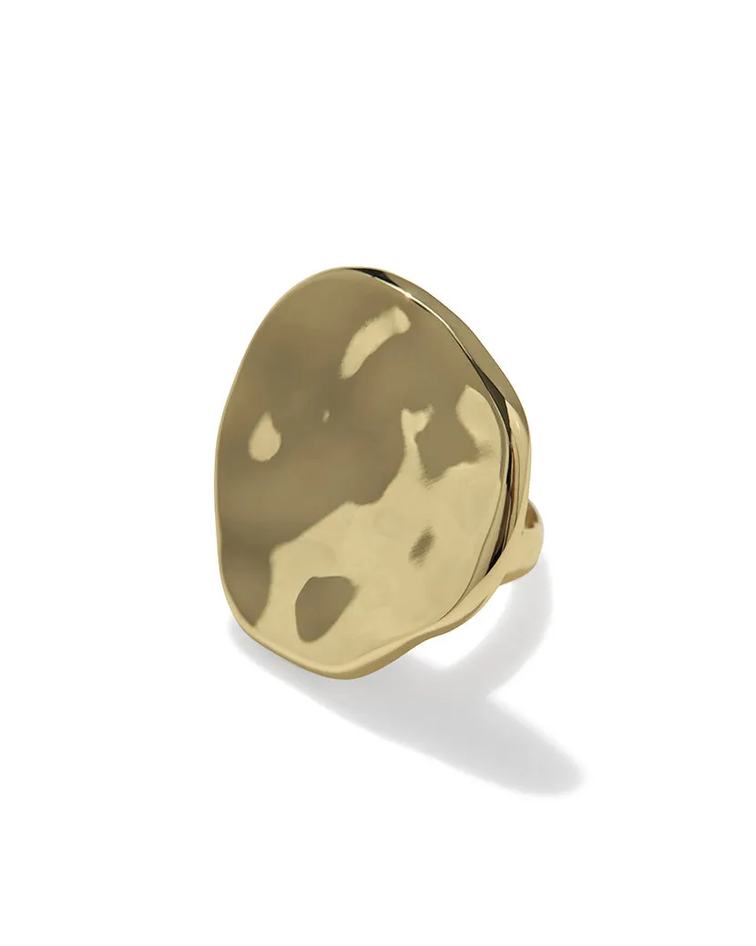 Hammered Plate Ring