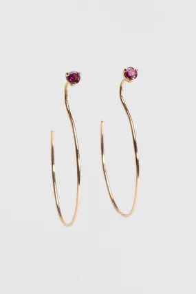 Hoop Threader Earrings - Small