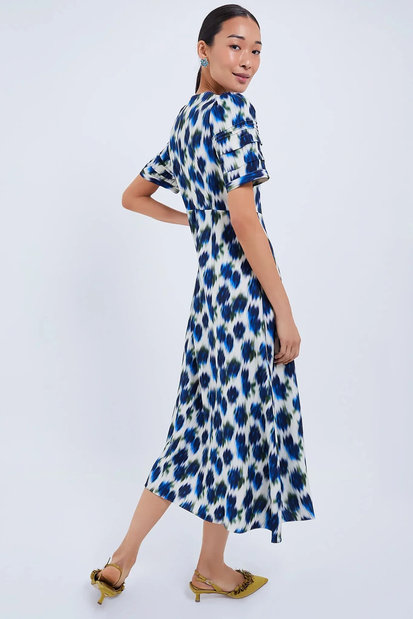 Hunter Bell - Casey Dress in Ikat Rose