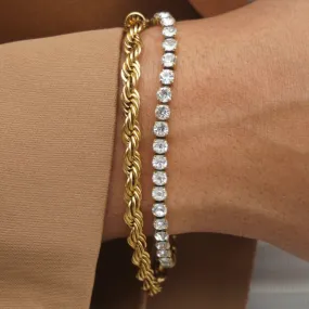 Jodie Tennis Bracelet Gold