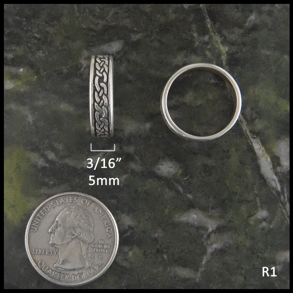 Josephine's Knot Band in Silver