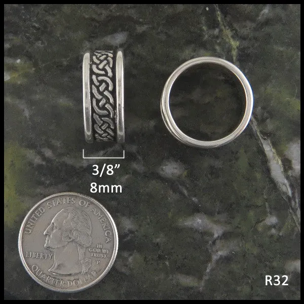 Josephine's Knot Band in Silver