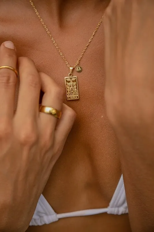 Libra Zodiac Necklace
