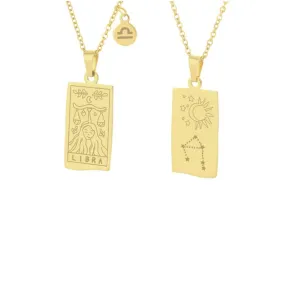 Libra Zodiac Necklace