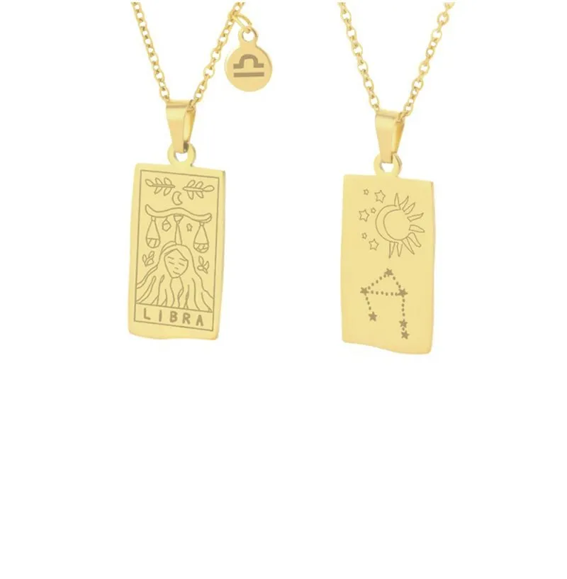 Libra Zodiac Necklace