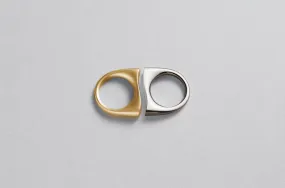 Love Distance Ring | 18K Yellow Gold and 18K White Gold