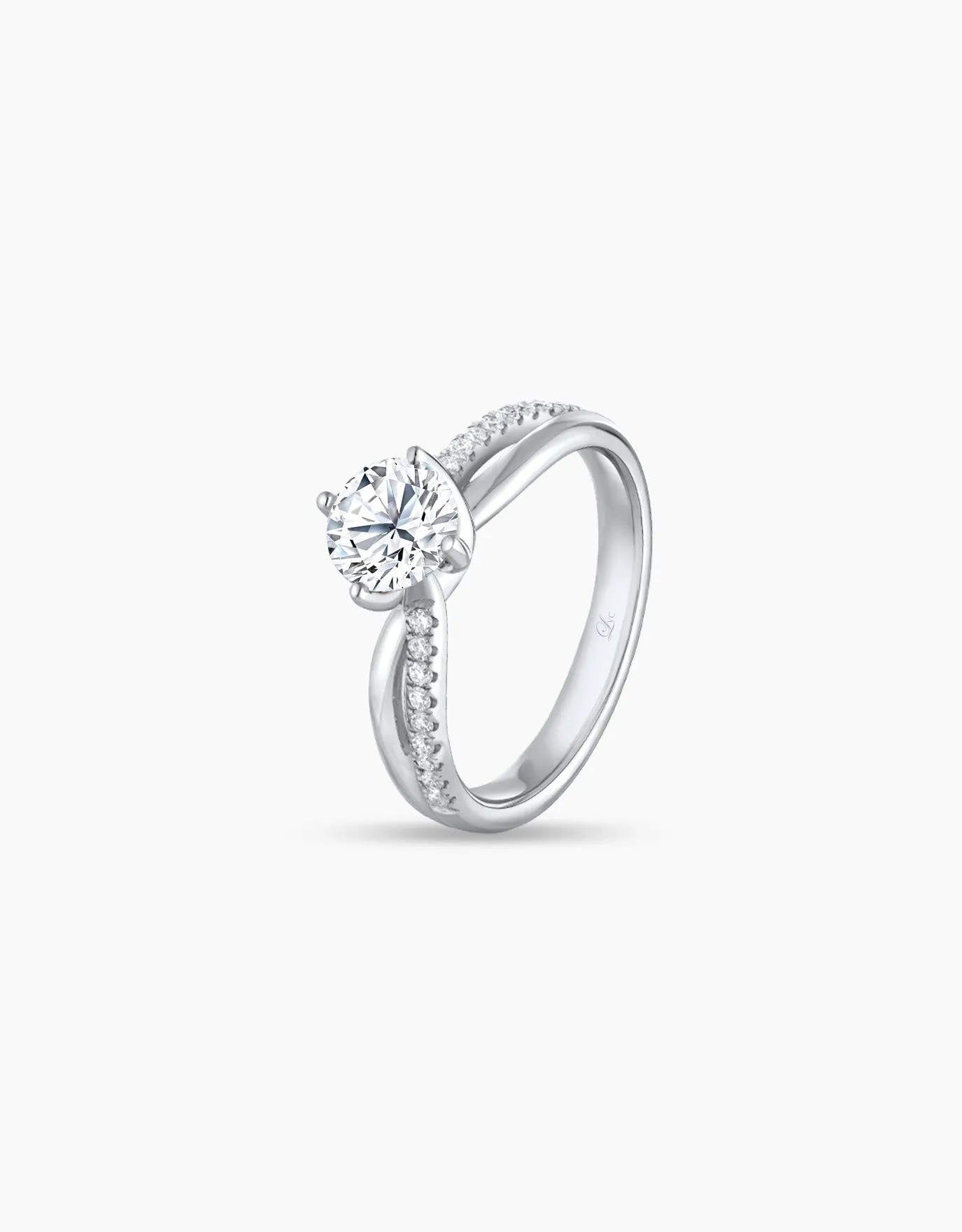 LVC Precieux Endear Twirl Diamond Ring