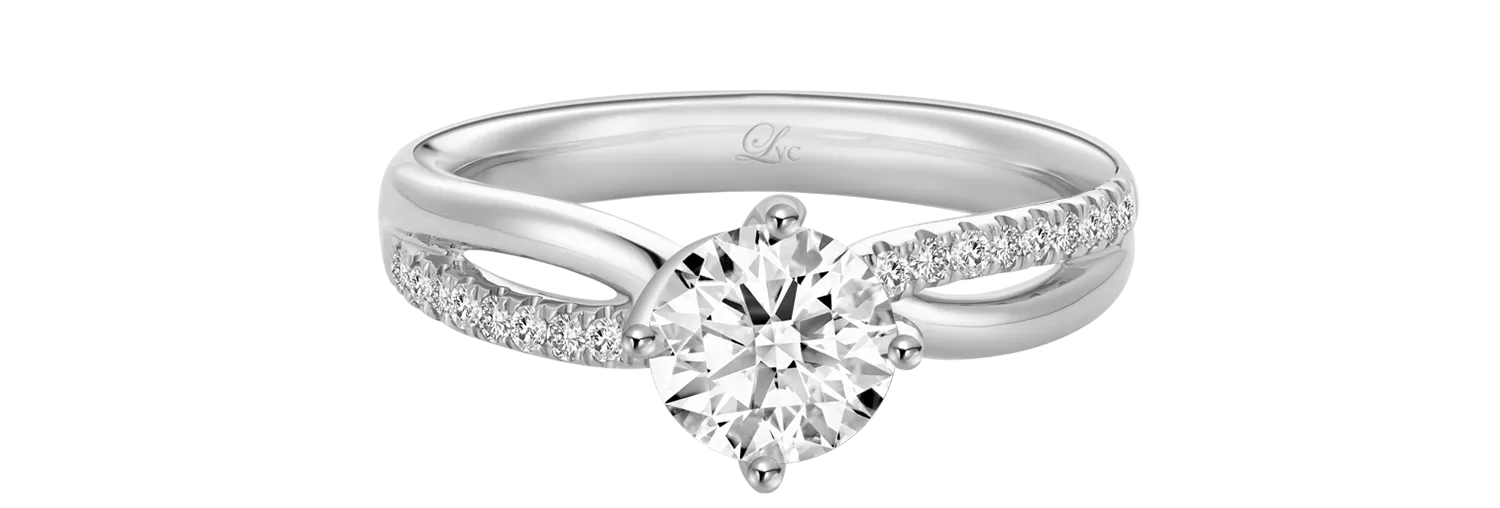 LVC Precieux Endear Twirl Diamond Ring