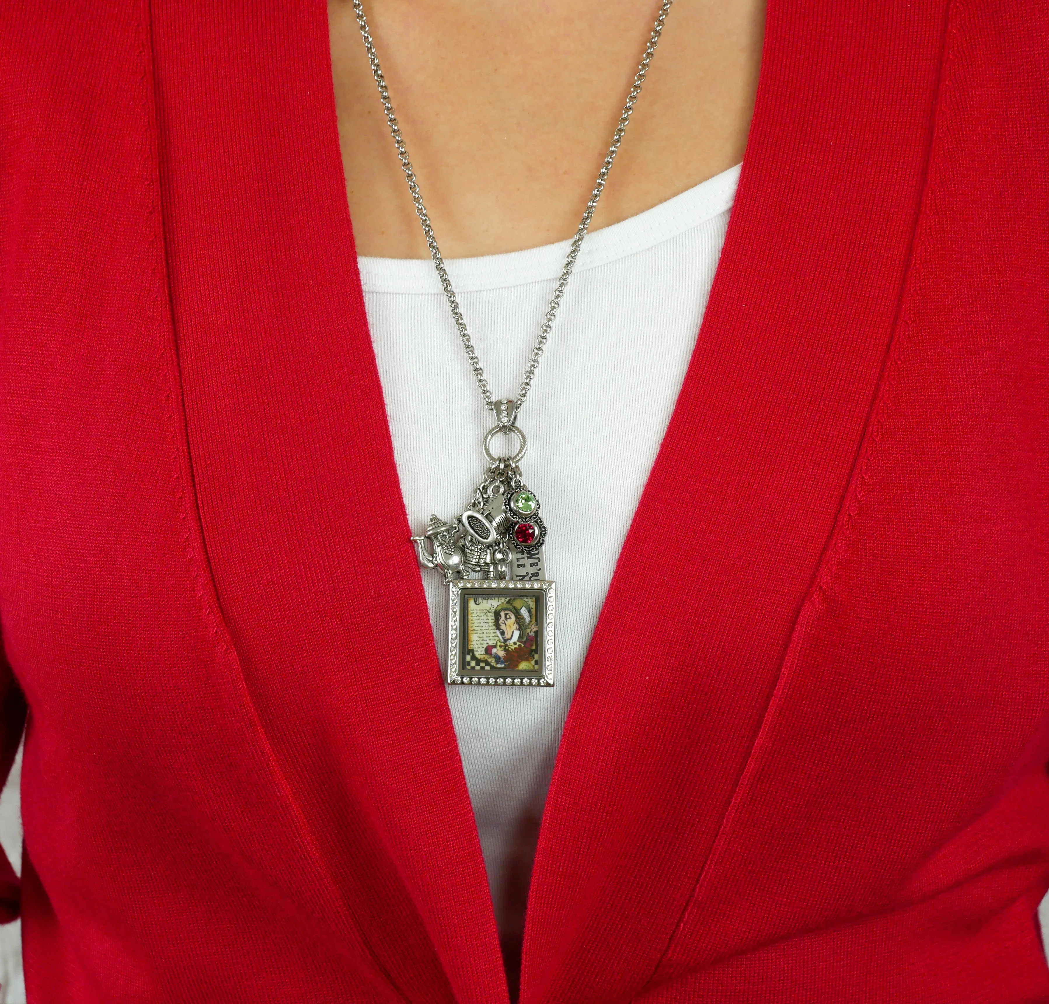Mad Hatter Necklace Locket