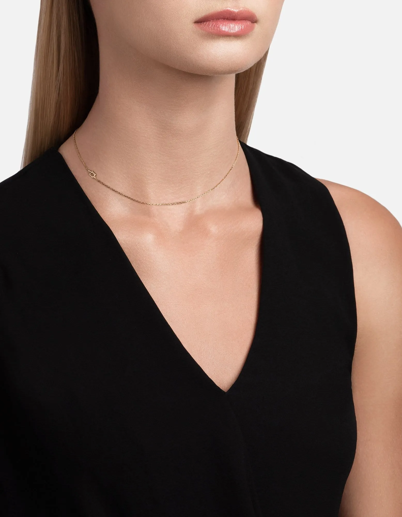Mini Star of David Necklace, Gold Vermeil