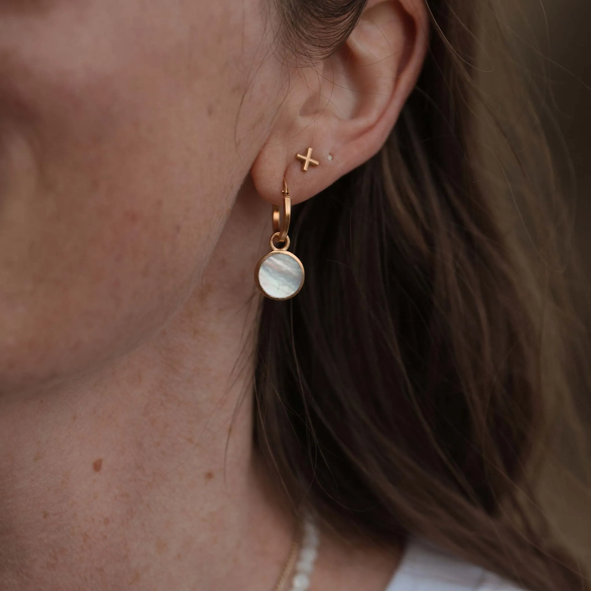 Mother of Pearl Portilla Earrings