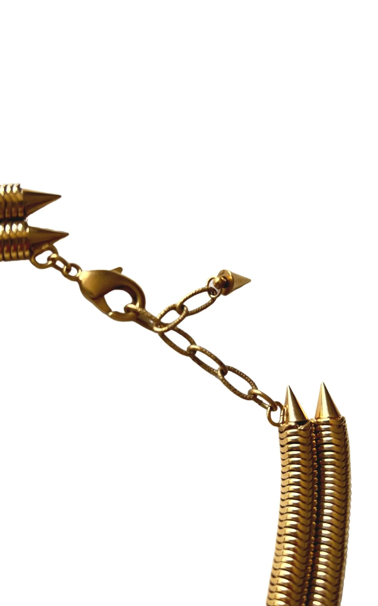 Multi Chain Spike Necklace