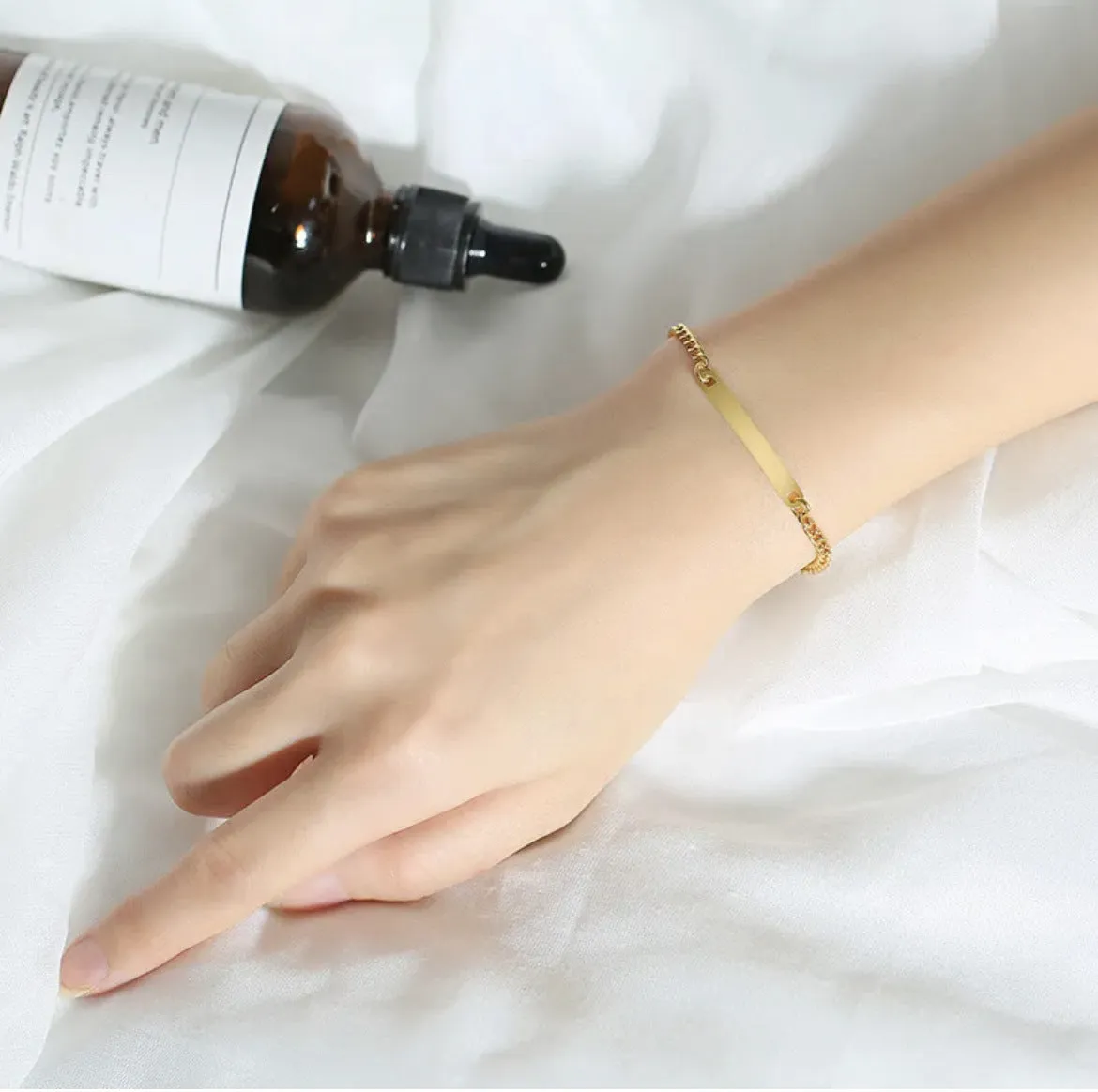 No-tarnish Medical Grade Titanium Shop Personalized Bracelets