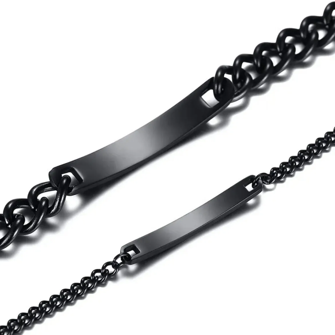 No-tarnish Medical Grade Titanium Shop Personalized Bracelets