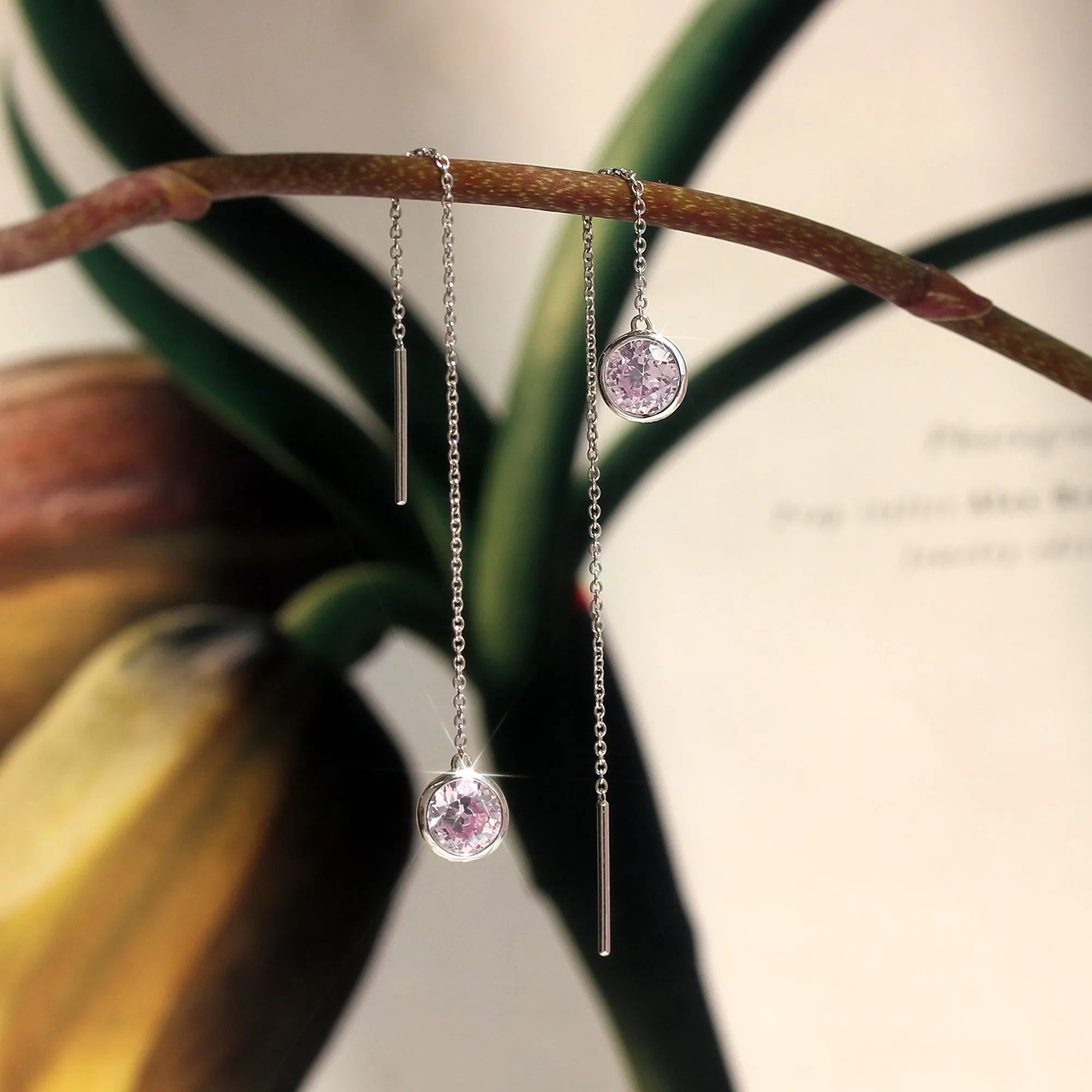 Orbit Gleam Adjustable Threaders, Pink Diamond