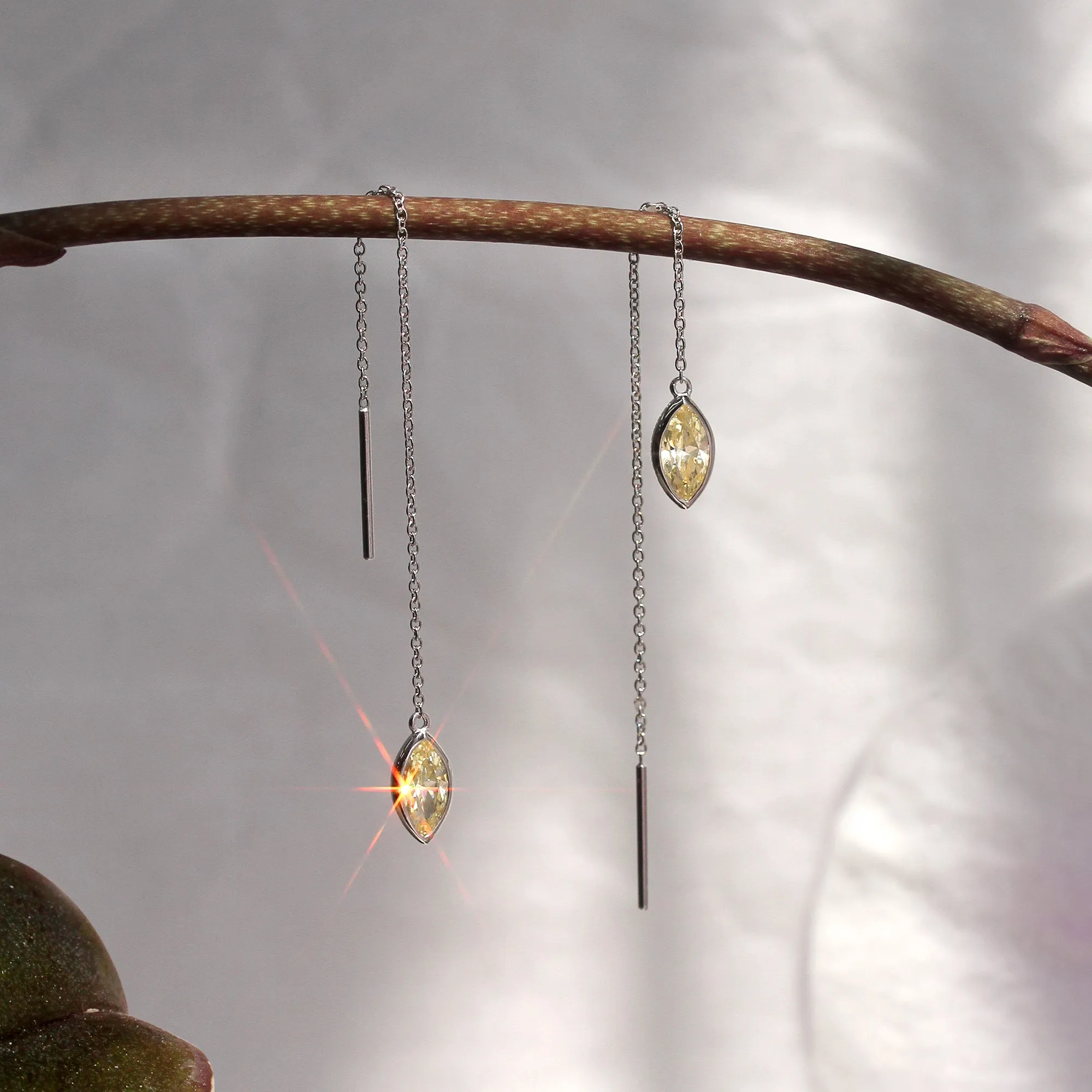 Orbit Gleam Adjustable Threaders, Yellow Diamond