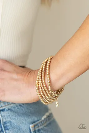 Paparazzi Bracelet ~ American All-Star - Gold