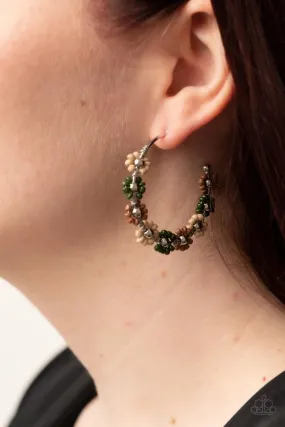 Paparazzi Earring ~ Growth Spurt - Green