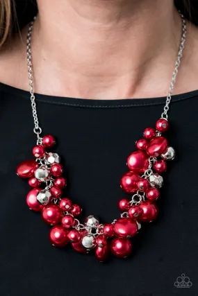 Paparazzi Necklace ~ Battle of the Bombshells - Red