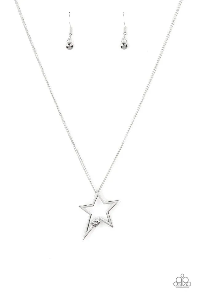 Paparazzi Necklace ~ Light Up The Sky - Silver