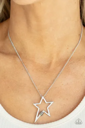 Paparazzi Necklace ~ Light Up The Sky - Silver