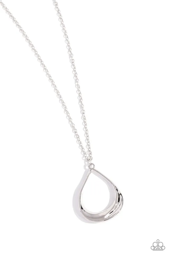 Paparazzi Necklace ~ Subtle Season - Silver