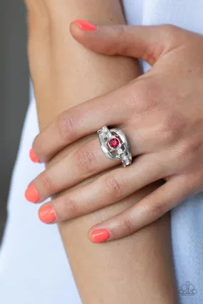 Paparazzi Ring ~ Graceful Gallantry - Red