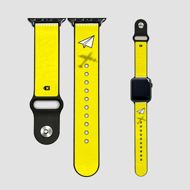 Paper Plane Shadow - Apple Watch Band