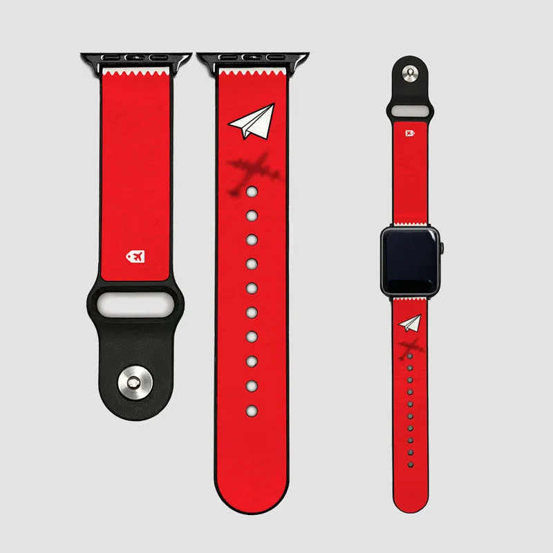 Paper Plane Shadow - Apple Watch Band