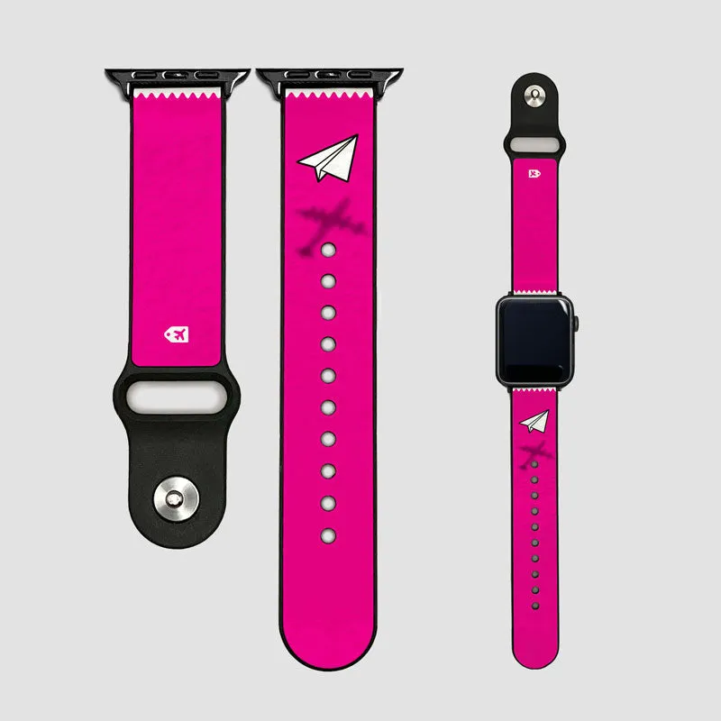 Paper Plane Shadow - Apple Watch Band