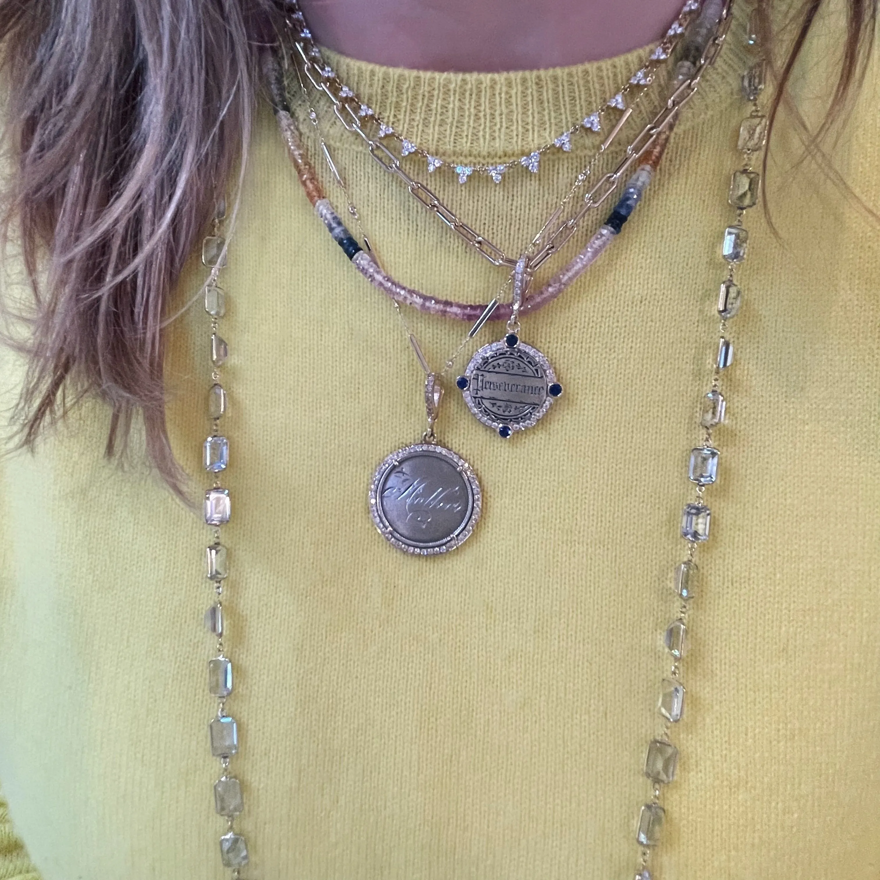 Pastel or Bold Multi Color Semi Precious Beaded Necklace