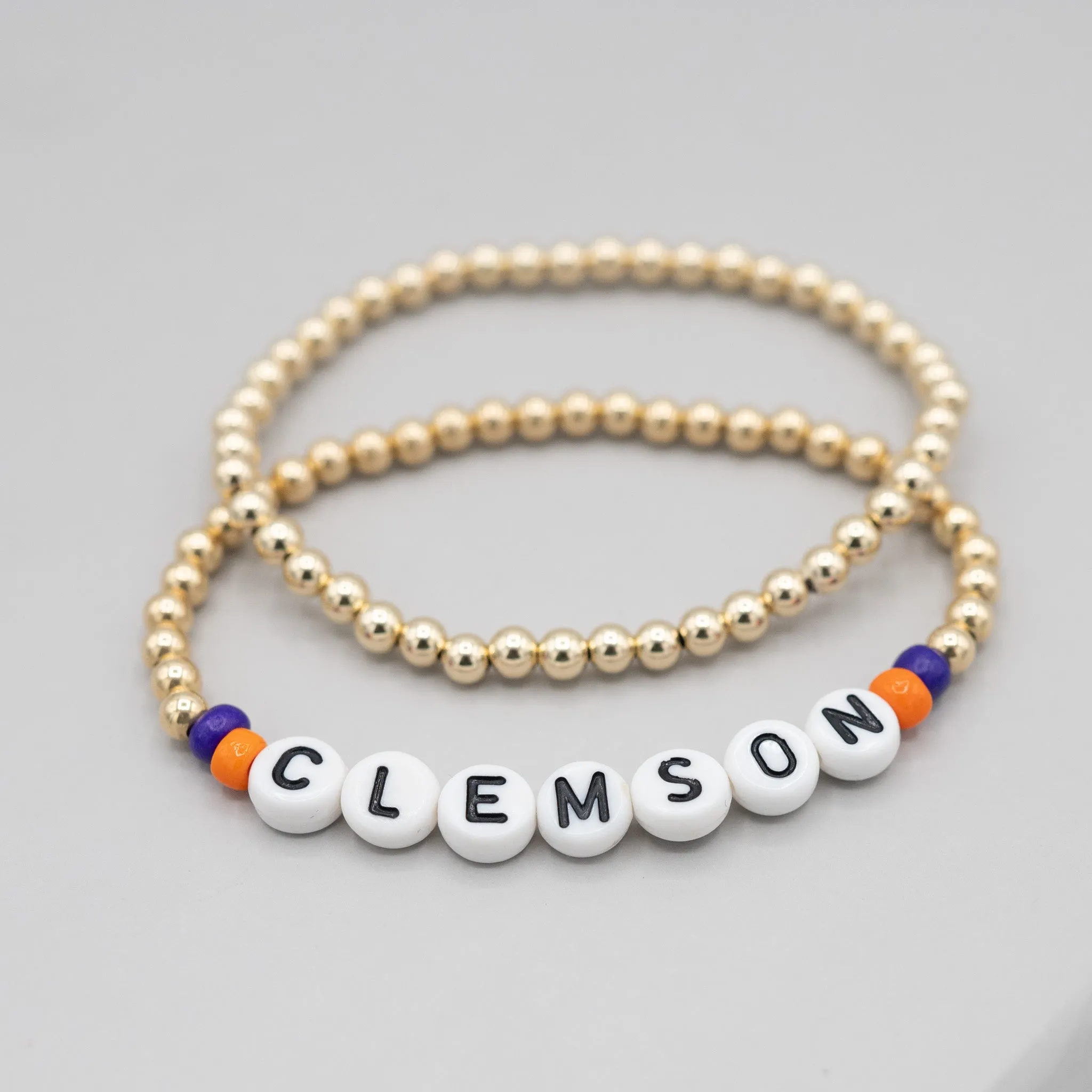 Personalized Game Day Bracelet Set