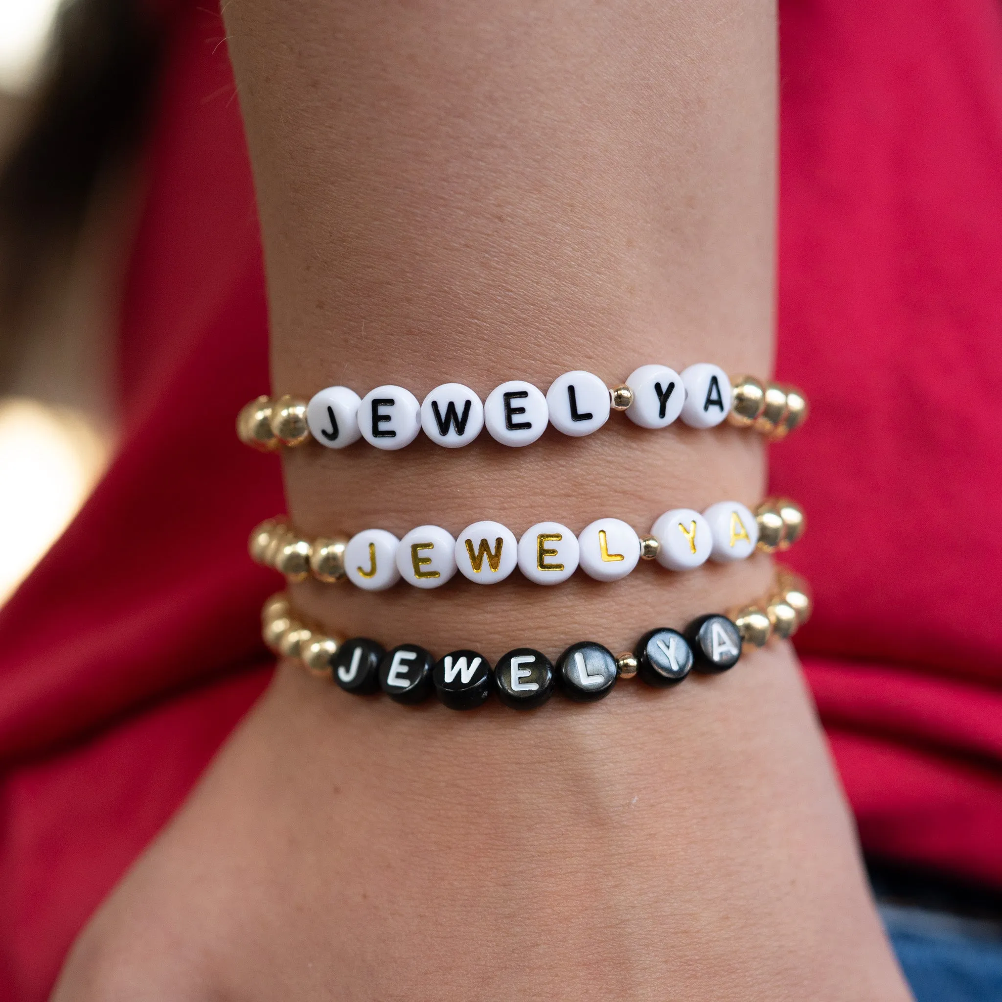 Personalized Game Day Bracelet Set