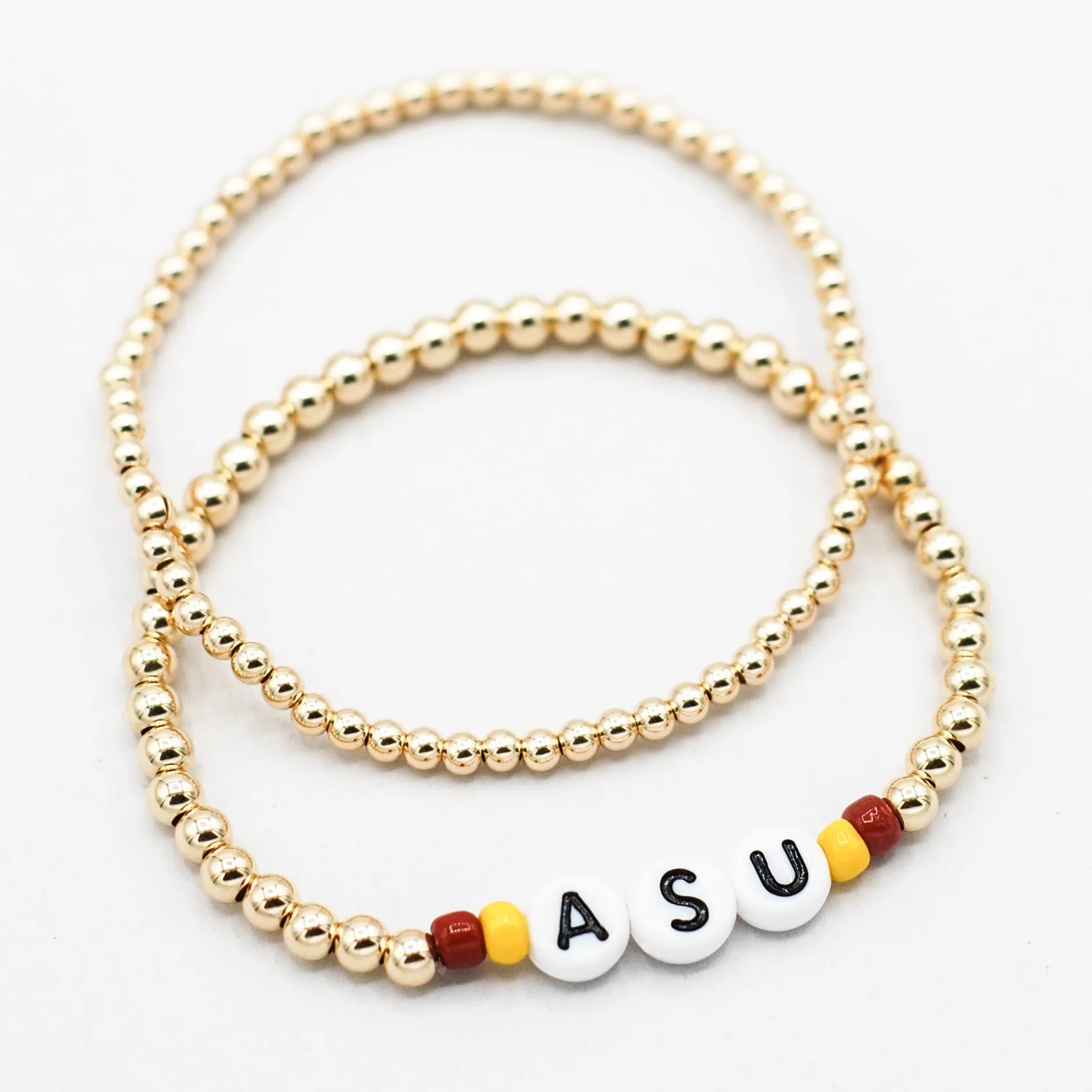 Personalized Game Day Bracelet Set