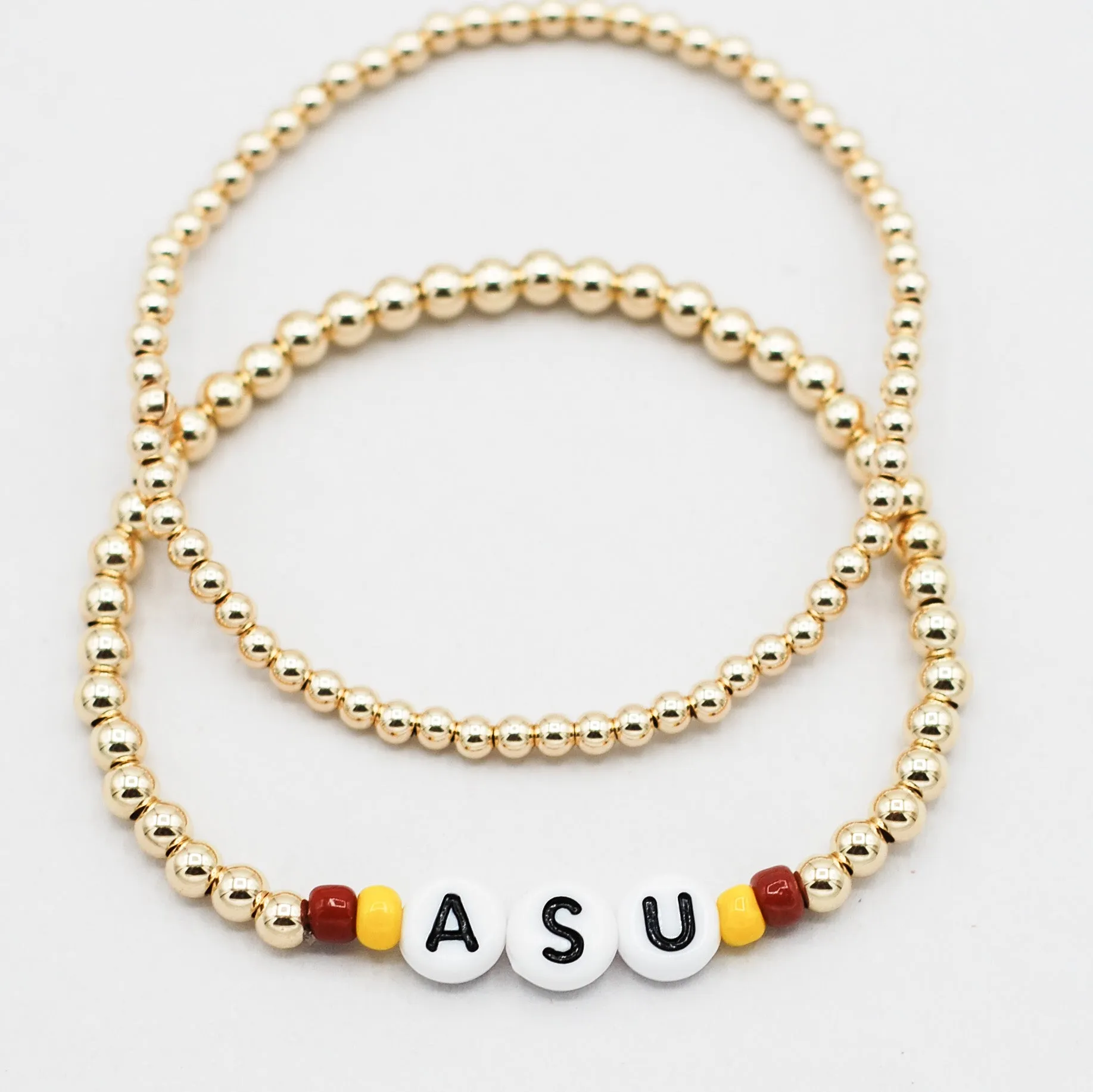 Personalized Game Day Bracelet Set