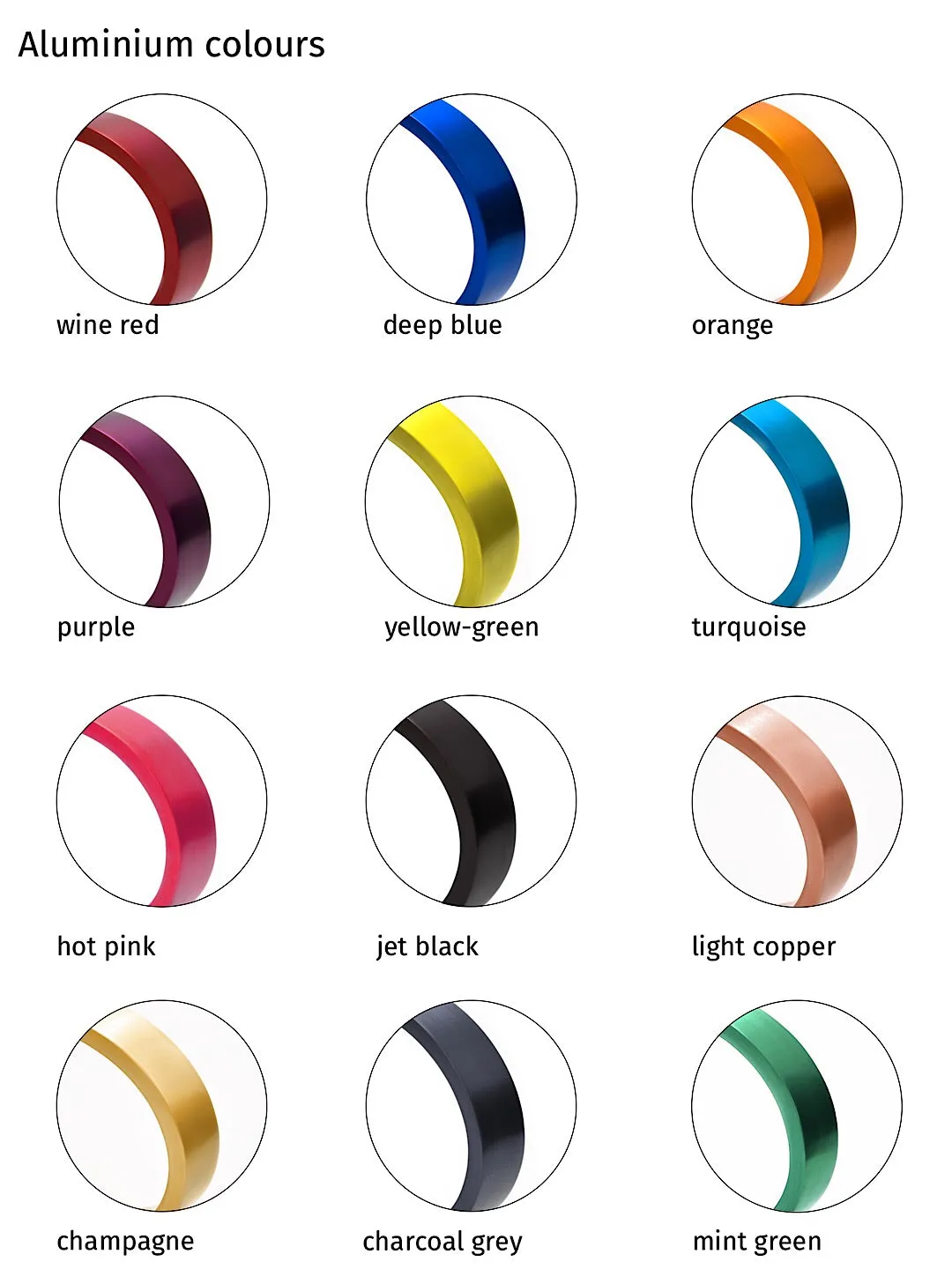 Phi One Necklace in various colours