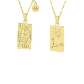Pisces Zodiac Necklace