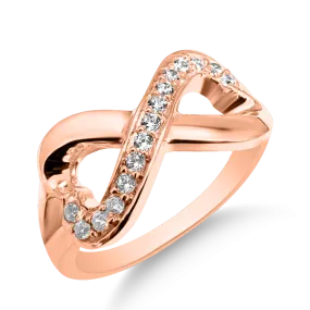 RR-162: Swarovski Zirconia Infinity Ring