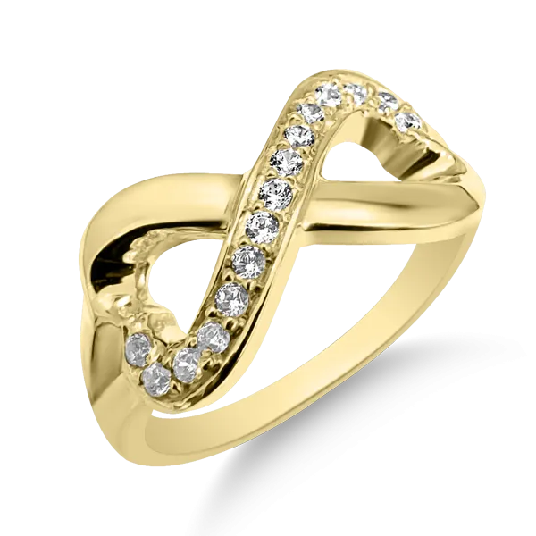 RR-162: Swarovski Zirconia Infinity Ring