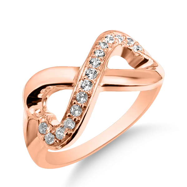 RR-162: Swarovski Zirconia Infinity Ring