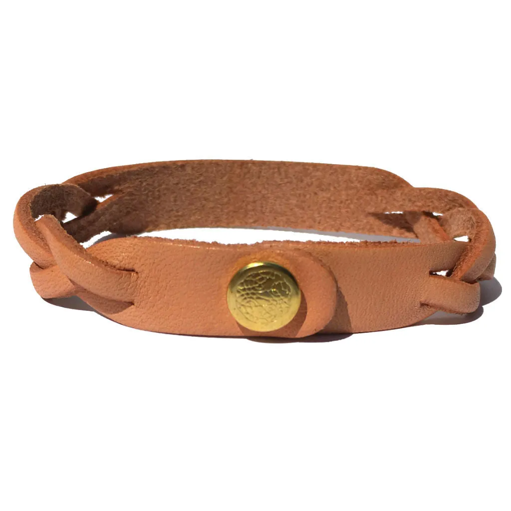 Say My Name Leather Bracelet with Symbol