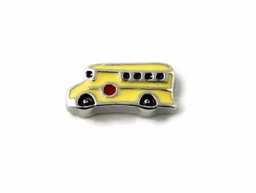 School Bus Floating Charm