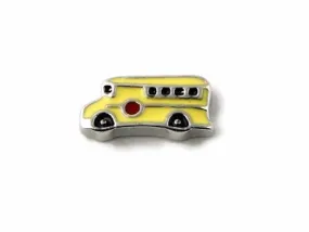 School Bus Floating Charm