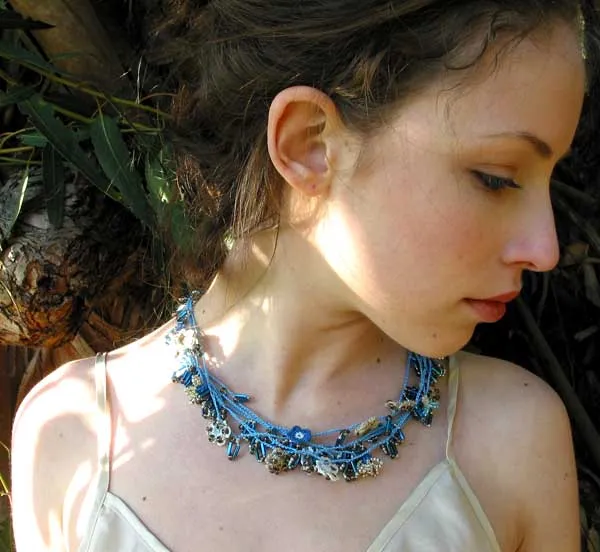 Shimmering Thread Necklaces